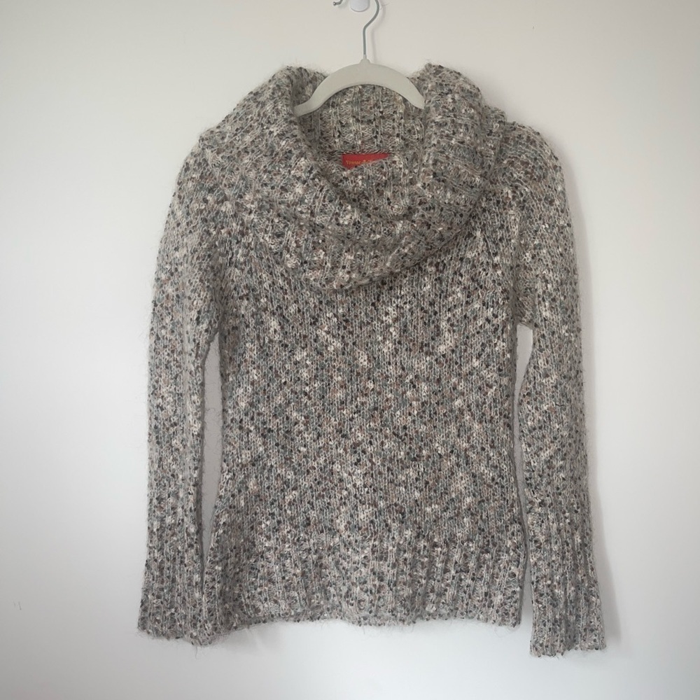 Vintage  Vivienne Westwood knit cowl neck sweater Friends wool blend S/M Y2K